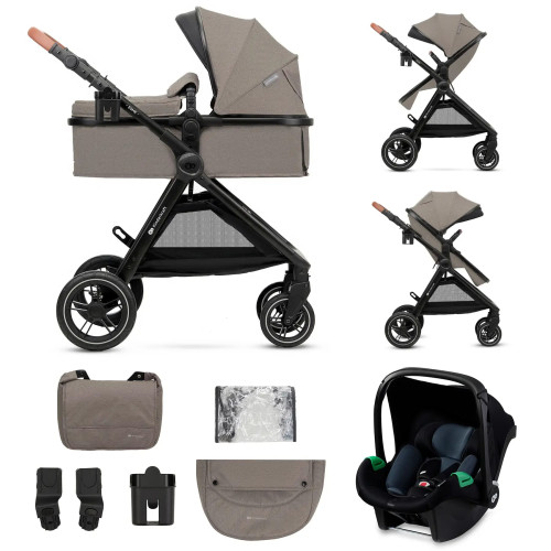 Універсальна коляска 3 в 1 Kinderkraft Esme Sand Beige (KSESME00BEG3000)