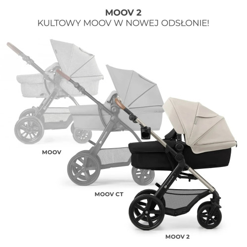 Универсальная коляска 3 в 1 Kinderkraft Moov 2 Moonlight Gray (KSMOOV02GRYEV00) — 16294