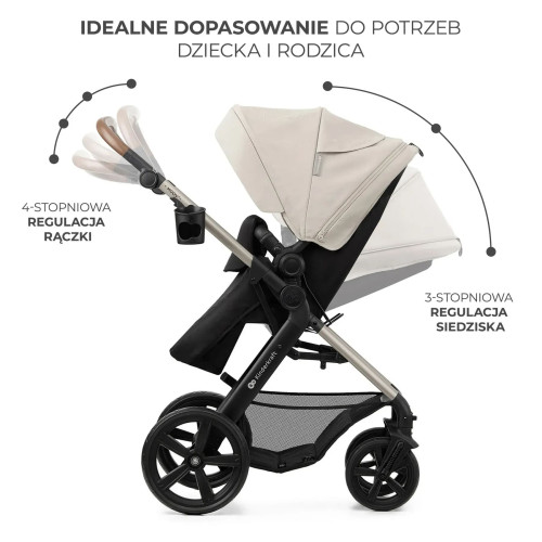 Универсальная коляска 3 в 1 Kinderkraft Moov 2 Moonlight Gray (KSMOOV02GRYEV00) — 16294