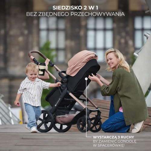 Универсальная коляска 3 в 1 Kinderkraft Moov 2 Moonlight Gray (KSMOOV02GRYEV00) — 16294