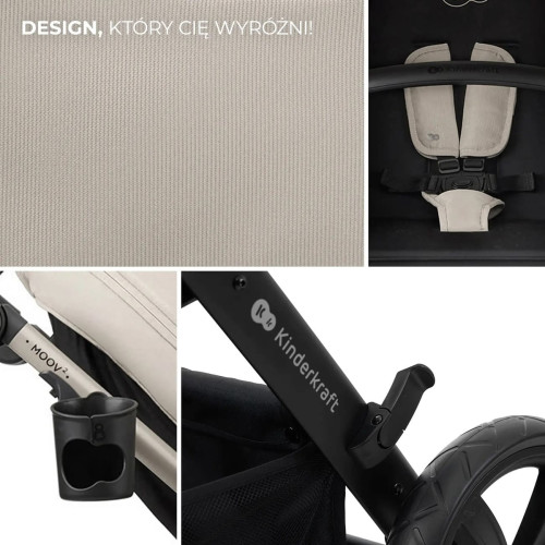 Универсальная коляска 3 в 1 Kinderkraft Moov 2 Moonlight Gray (KSMOOV02GRYEV00) — 16294