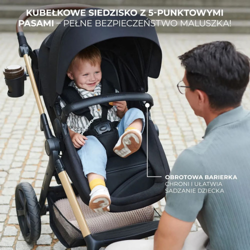 Универсальная коляска 3 в 1 Kinderkraft Moov 2 Moonlight Gray (KSMOOV02GRYEV00) — 16294