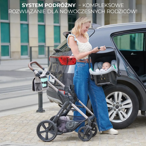 Универсальная коляска 3 в 1 Kinderkraft Moov 2 Moonlight Gray (KSMOOV02GRYEV00) — 16294