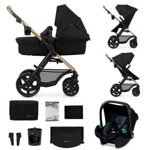 Универсальная коляска 3 в 1 Kinderkraft Moov 2 Pure Black (KSMOOV02BLKEV00)