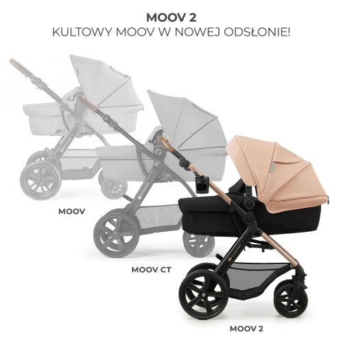 Универсальная коляска 3 в 1 Kinderkraft Moov 2 Sand Beige (KSMOOV02BEGEV00) — 16355 Универсальная коляска 3 в 1 Kinderkraft Moov 2 Sand Beige (KSMOOV02BEGEV00) — 16355