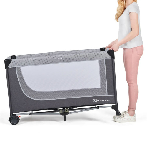 Ліжко-манеж Kinderkraft Leody Grey (KCLEOD00GRY0000) — 16302 Ліжко-манеж Kinderkraft Leody Grey (KCLEOD00GRY0000) — 16302