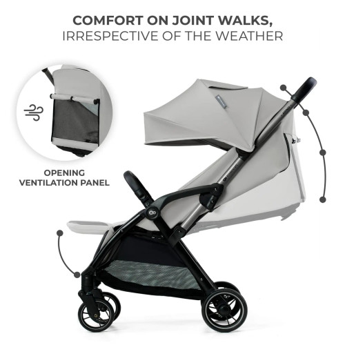 Прогулочная коляска Kinderkraft Apino Dove Grey (KSAPIN00GRY0000) — 16137