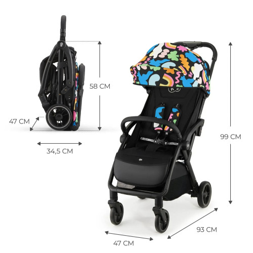 Прогулянкова коляска Kinderkraft Apino Happy Shapes (KSAPIN00HAP0000) — 16141 Прогулянкова коляска Kinderkraft Apino Happy Shapes (KSAPIN00HAP0000) — 16141