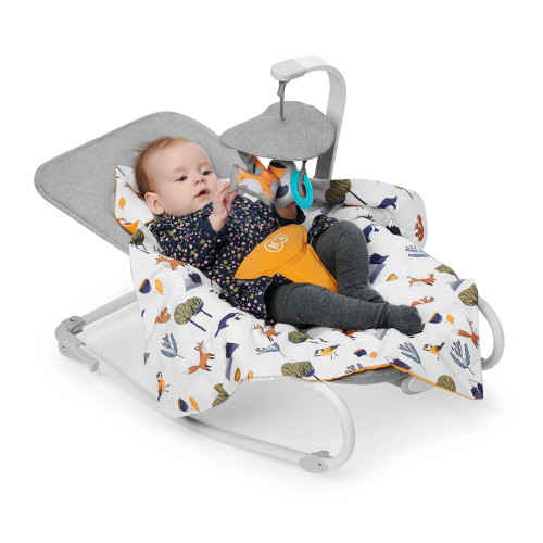 Шезлонг-гойдалка Kinderkraft Felio 2 Forest Yellow (KBFELI20YEL0000) — 16310