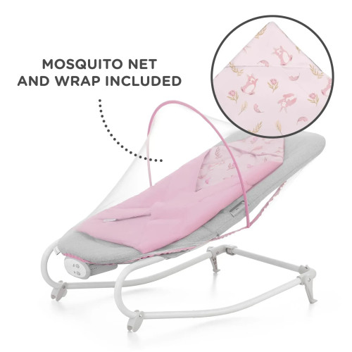 Шезлонг-гойдалка Kinderkraft Felio 2 Peony Rose (KBFELI20PNK0000) — 16309 Шезлонг-гойдалка Kinderkraft Felio 2 Peony Rose (KBFELI20PNK0000) — 16309