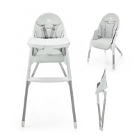 Стільчик для годування Kinderkraft Dinnly Grey (KHDINN00LGR0000)