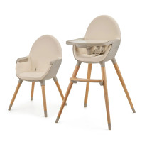 Стільчик для годування 2 в 1 Kinderkraft Fini 2 Beige (KHFINI02BEG0000)