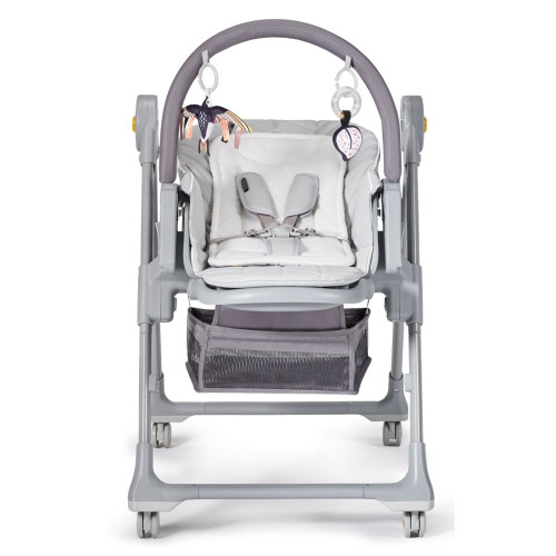 Стільчик для годування 2в1 Kinderkraft Lastree Grey (KHLAST00GRY0000) — 16686