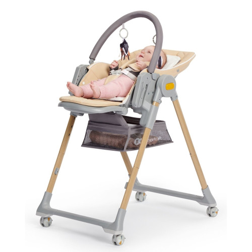 Стільчик для годування 2в1 Kinderkraft Lastree Grey (KHLAST00GRY0000) — 16686