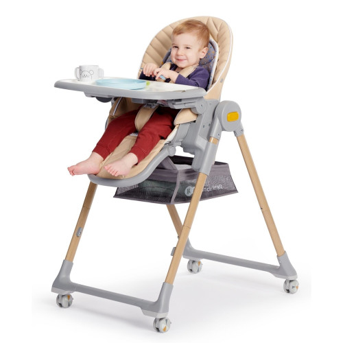Стільчик для годування 2в1 Kinderkraft Lastree Grey (KHLAST00GRY0000) — 16686