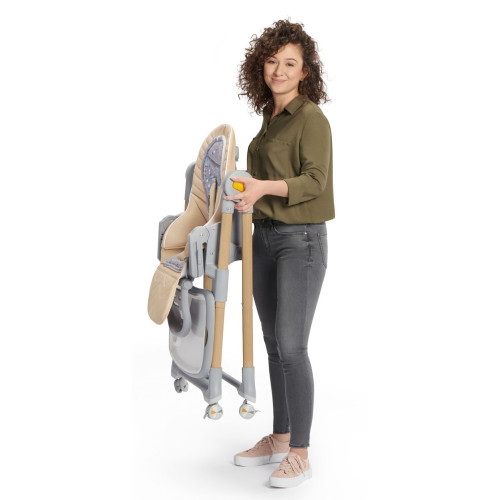 Стільчик для годування 2в1 Kinderkraft Lastree Grey (KHLAST00GRY0000) — 16686