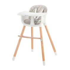 Стільчик для годування 2в1 Kinderkraft Sienna Gray (KKKSIENGRY0000)