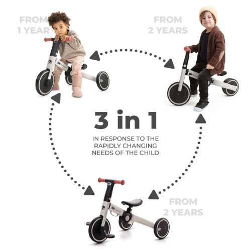 Триколісний велосипед 3в1 Kinderkraft 4TRIKE Silver Grey (KR4TRI22GRY0000) — 17429 Триколісний велосипед 3в1 Kinderkraft 4TRIKE Silver Grey (KR4TRI22GRY0000) — 17429