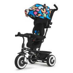 Триколісний велосипед з батьківською ручкою Kinderkraft Aston Happy Shapes (KRASTO00HAP0000)