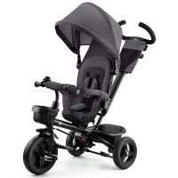Триколісний велосипед з батьківською ручкою Kinderkraft Aveo Malachite Gray (KRAVEO00GRY0000)