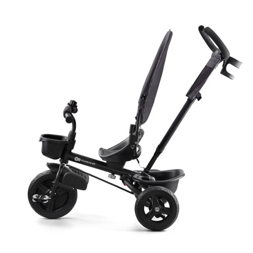 Трехколесный велосипед с родительской ручкой Kinderkraft Aveo Malachite Gray (KRAVEO00GRY0000) — 16298