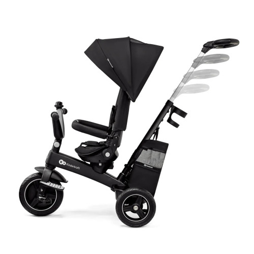 Трехколесный велосипед с родительской ручкой Kinderkraft Easytwist Black (KREASY00BLK0000) — 16559 Трехколесный велосипед с родительской ручкой Kinderkraft Easytwist Black (KREASY00BLK0000) — 16559