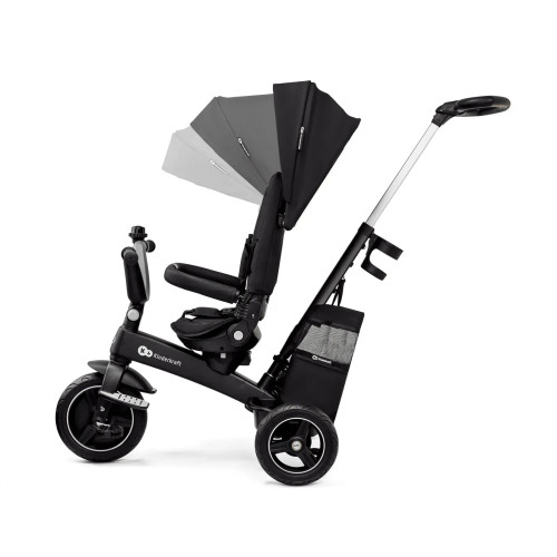 Трехколесный велосипед с родительской ручкой Kinderkraft Easytwist Black (KREASY00BLK0000) — 16559 Трехколесный велосипед с родительской ручкой Kinderkraft Easytwist Black (KREASY00BLK0000) — 16559