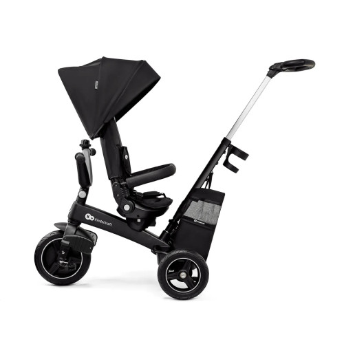 Трехколесный велосипед с родительской ручкой Kinderkraft Easytwist Black (KREASY00BLK0000) — 16559 Трехколесный велосипед с родительской ручкой Kinderkraft Easytwist Black (KREASY00BLK0000) — 16559