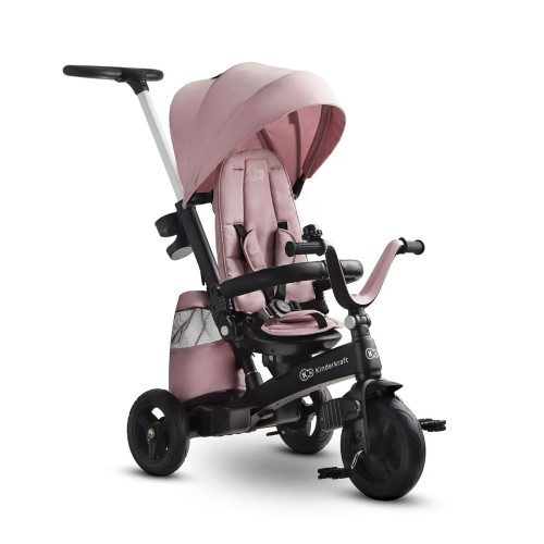 Триколісний велосипед з батьківською ручкою Kinderkraft Easytwist Mauvelous Pink (KKRETWIPNK0000) — 16291 Триколісний велосипед з батьківською ручкою Kinderkraft Easytwist Mauvelous Pink (KKRETWIPNK0000) — 16291