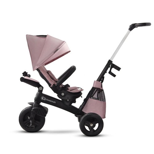 Триколісний велосипед з батьківською ручкою Kinderkraft Easytwist Mauvelous Pink (KKRETWIPNK0000) — 16291 Триколісний велосипед з батьківською ручкою Kinderkraft Easytwist Mauvelous Pink (KKRETWIPNK0000) — 16291