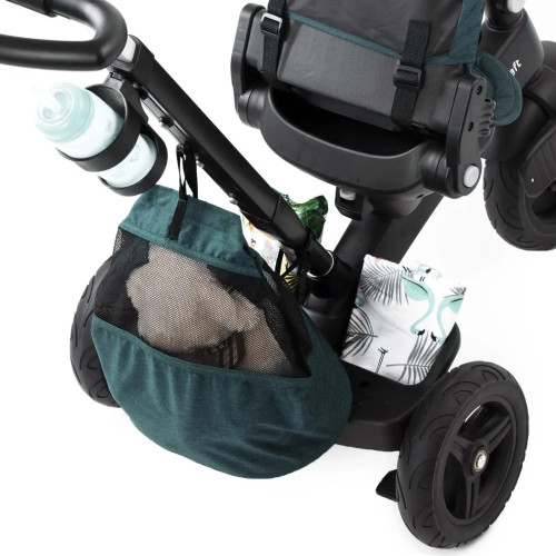 Трехколесный велосипед с родительской ручкой Kinderkraft Easytwist Midnight Green (KKRETWIGRE0000) — 16260 Трехколесный велосипед с родительской ручкой Kinderkraft Easytwist Midnight Green (KKRETWIGRE0000) — 16260