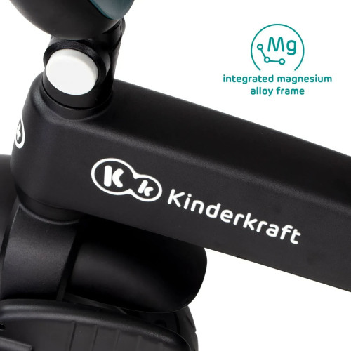 Трехколесный велосипед с родительской ручкой Kinderkraft Easytwist Midnight Green (KKRETWIGRE0000) — 16260 Трехколесный велосипед с родительской ручкой Kinderkraft Easytwist Midnight Green (KKRETWIGRE0000) — 16260