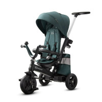 Триколісний велосипед з батьківською ручкою Kinderkraft Easytwist Midnight Green (KKRETWIGRE0000)