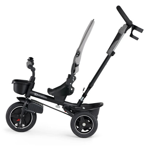 Триколісний велосипед з батьківською ручкою Kinderkraft Spinstep Platinum Grey (KRSPST00GRY0000) — 16660