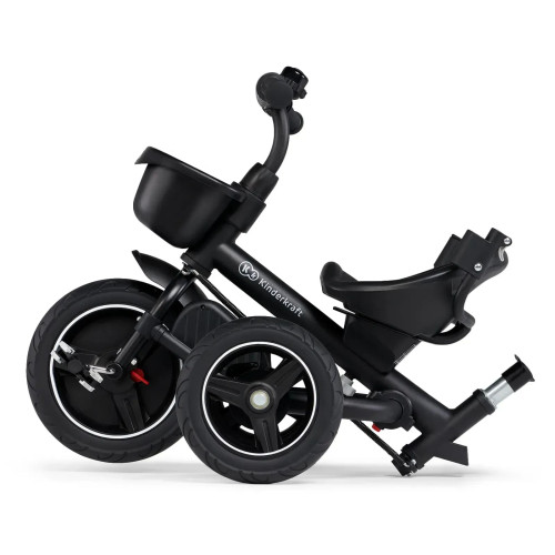 Триколісний велосипед з батьківською ручкою Kinderkraft Spinstep Platinum Grey (KRSPST00GRY0000) — 16660