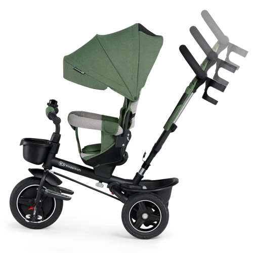 Триколісний велосипед з батьківською ручкою Kinderkraft Spinstep Pastel Green (KRSPST00GRE0000) — 16683