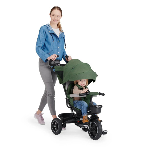 Триколісний велосипед з батьківською ручкою Kinderkraft Spinstep Pastel Green (KRSPST00GRE0000) — 16683