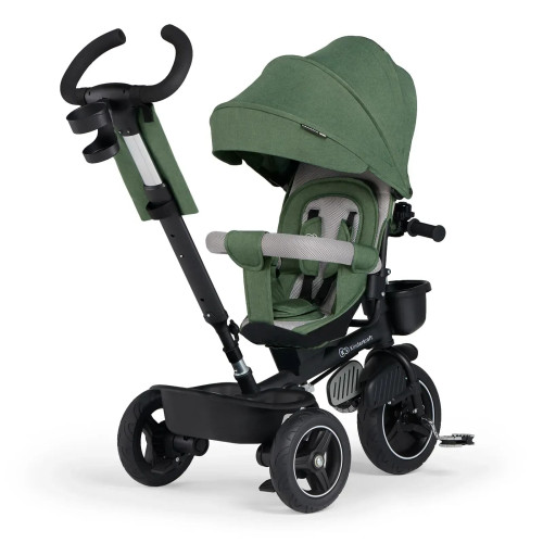 Триколісний велосипед з батьківською ручкою Kinderkraft Spinstep Pastel Green (KRSPST00GRE0000) — 16683