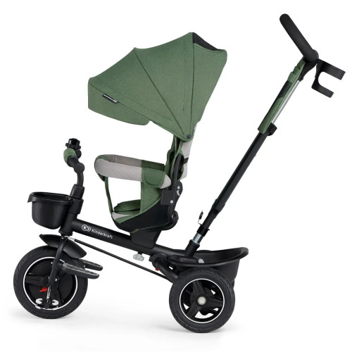 Триколісний велосипед з батьківською ручкою Kinderkraft Spinstep Pastel Green (KRSPST00GRE0000) — 16683