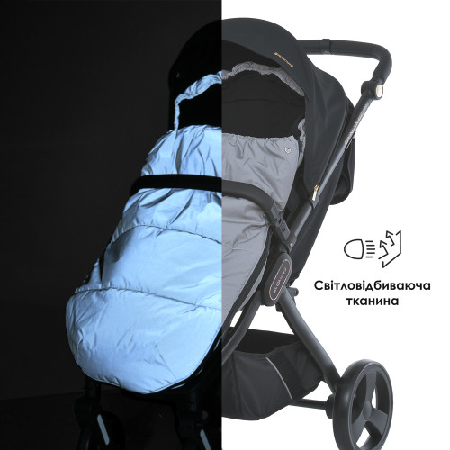 Конверт в коляску El Camino ME 1131 Footmuff Plus Reflective — 10412 Конверт в коляску El Camino ME 1131 Footmuff Plus Reflective — 10412