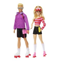 Набір Barbie Fashionistas Барбі та Кен На роликах удвох (HXK90)