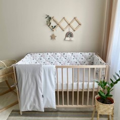 Комплект постельного белья для новорожденного Baby Dream Stars розовый