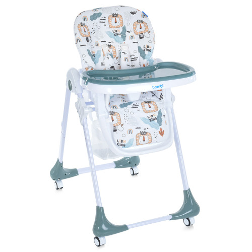 Стульчик для кормления Bambi M 3233 Lion King Teal