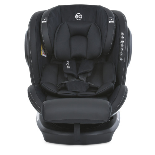 Автокрісло EL Camino Evolution 2 360⁰ ME 1045 Black Luxe — 6839