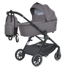 Коляска 2в1 El Camino Genesis ME 1126 Taupe Gray