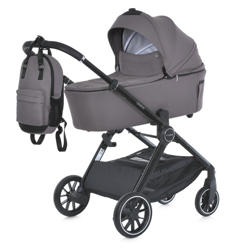 Коляска 2в1 El Camino Genesis ME 1126 Taupe Gray