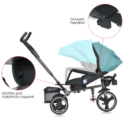 Велосипед триколісний Turbo Trike MT 1003-4 — 8743 Велосипед триколісний Turbo Trike MT 1003-4 — 8743