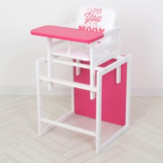 Стілець для годування Ommi Color Малиновий