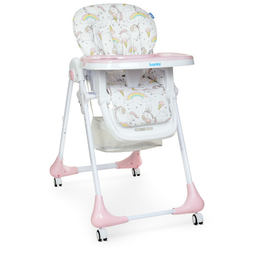 Стульчик для кормления M 3233 Unicorn Pink
