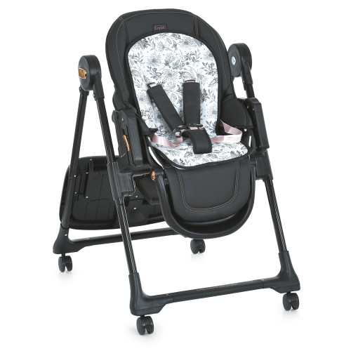 Стульчик для кормления El Camino ME 1037-B Crystal Black Gold — 4187 Стульчик для кормления El Camino ME 1037-B Crystal Black Gold — 4187